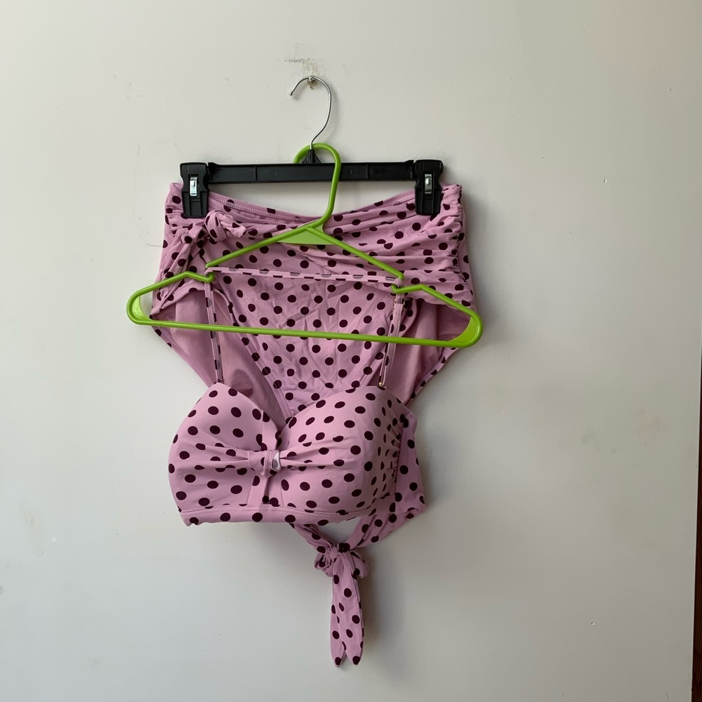 Kate Spade Pink Polka Dot Bikini